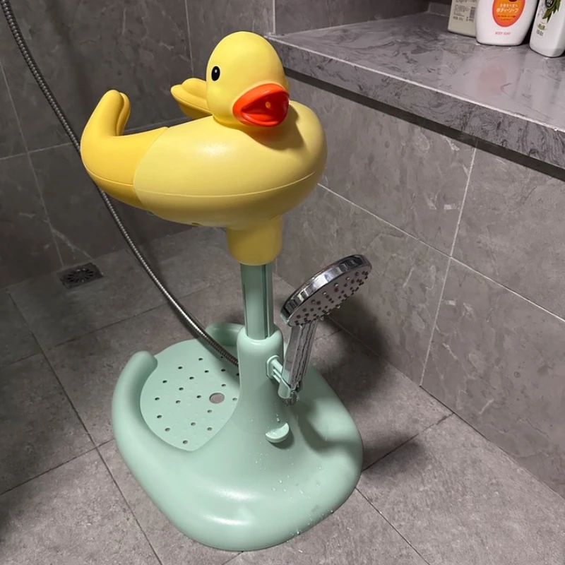 

Red Billed Duck Baby Tubs Platform, Baby Standing Bath Tools, Children's Bath Basin New Born Baby Items Bath Standing Rack
