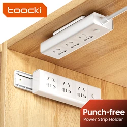 Toocki-Auto-adesivo Power Strip Holder, Tomada de parede, Organizador de Arame, Cabos e Fios, 1 Pc, 3Pcs