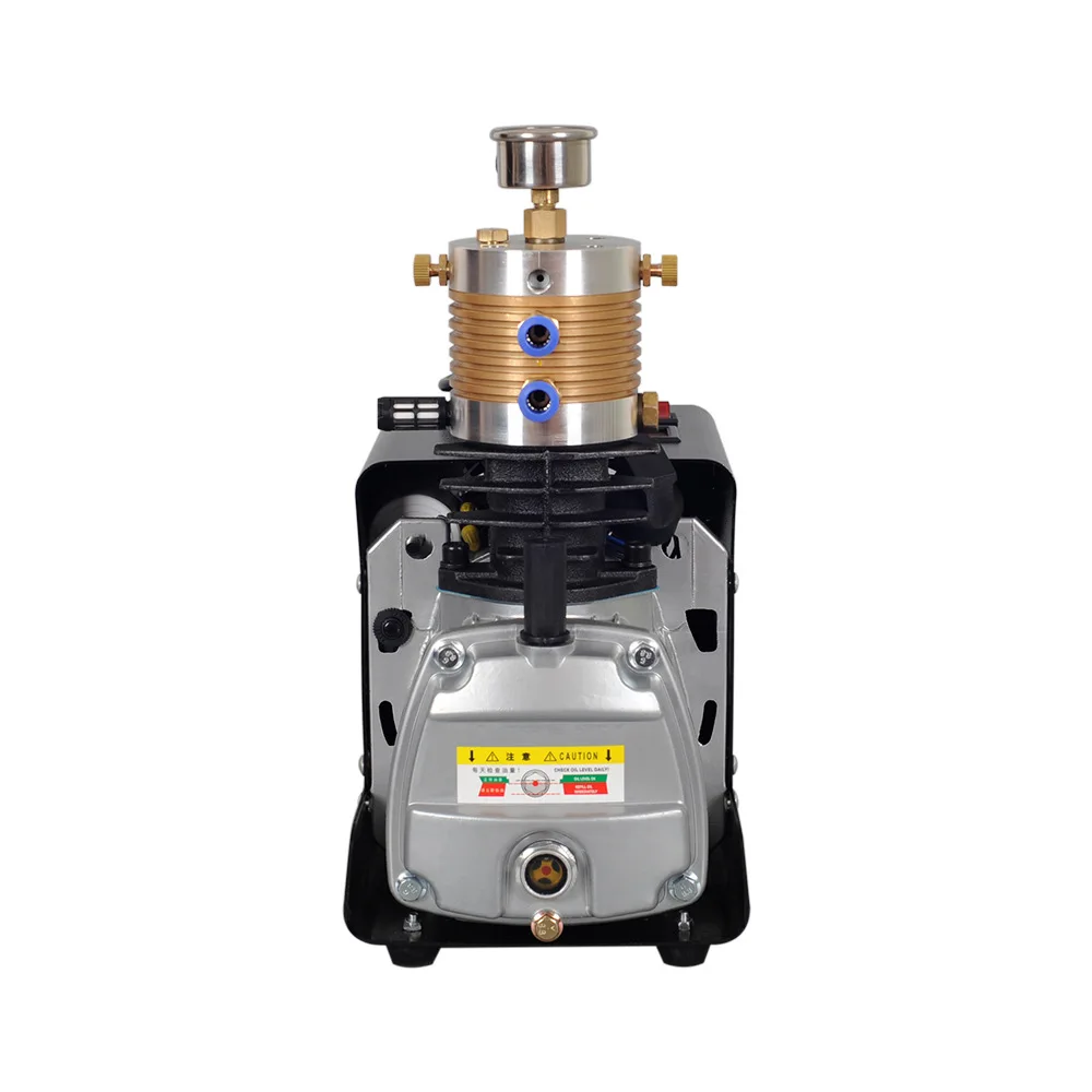 แรงดันสูงปั๊มลม30mpa ระบายความร้อนด้วยน้ำแรงดันสูงปั๊ม4500psi กระบอกเดียว Air Air Compressor