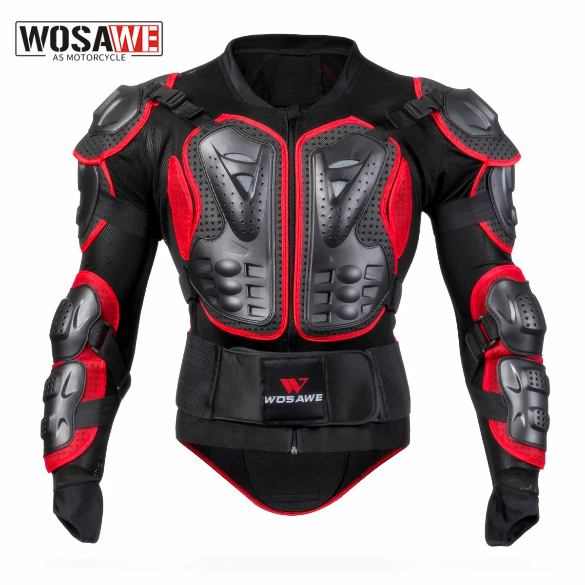 

WOSAWE Motorcycle Armor Jacket Full Body Armor Motorcross Racing Bike Chest Gear Protective Shoulder Hand Joint Protect