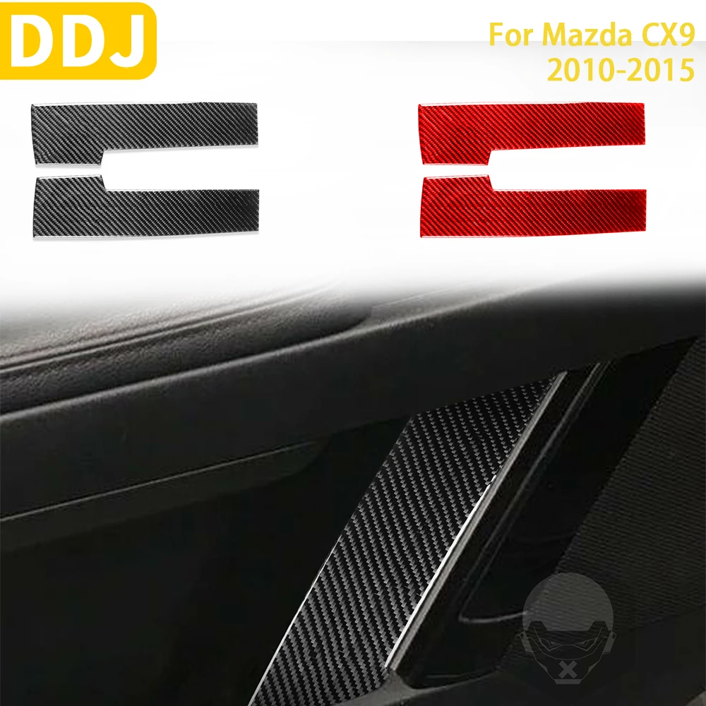 

For Mazda CX9 2010 2011 2012 2013 2014 2015 Accessories Carbon Fiber Car Interior Door Panel Trim Sticker Decoration