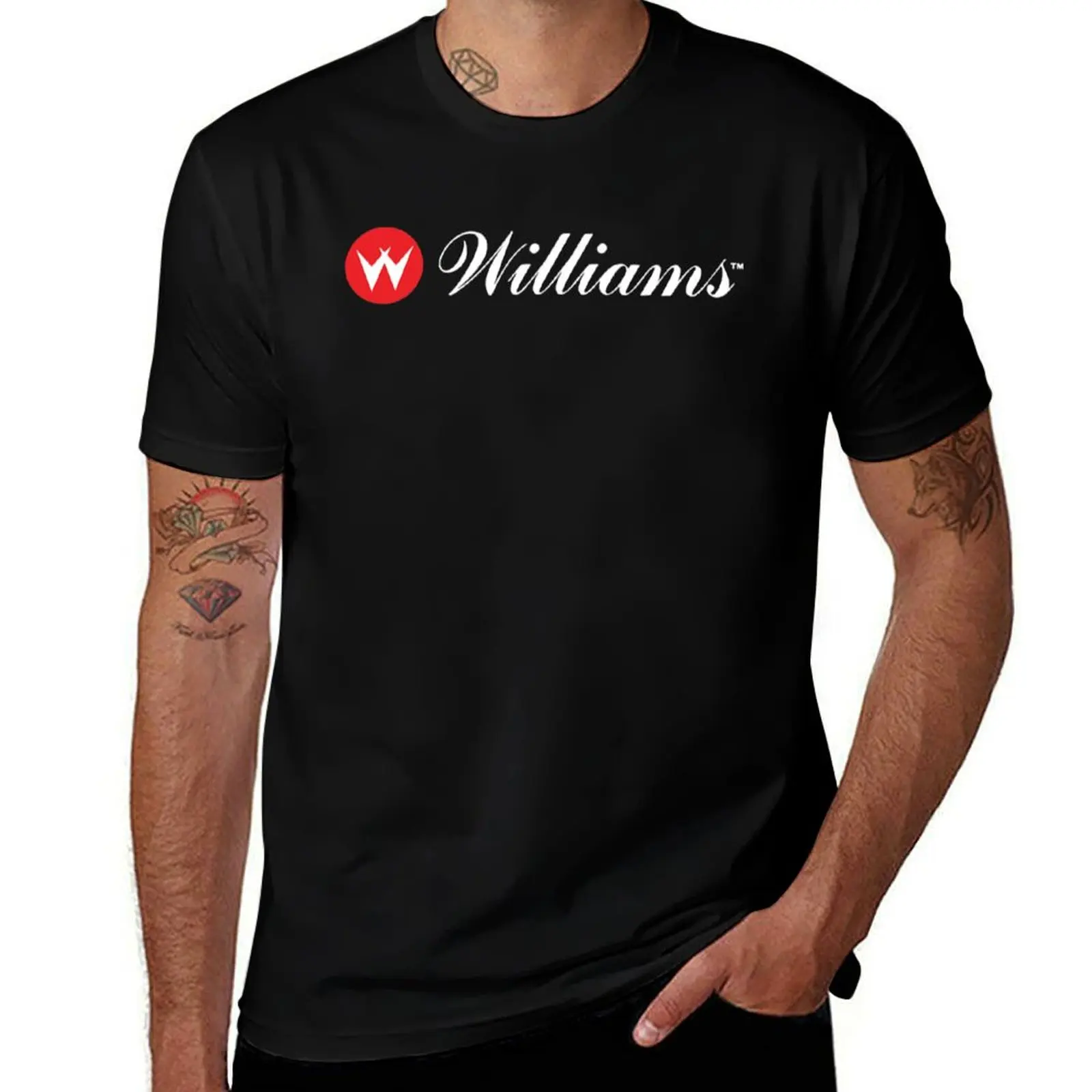 Williams Pinball Classic T-Shirt customs kawaii clothes korean fashion tops mens t shirt graphic