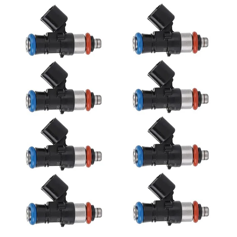 Boquilla de inyector de combustible ABHY-8Pcs 0280158051, 12576341 para Camaro Corvette, Pontiac G8 GXP y Cadillac CTS 2006-2015