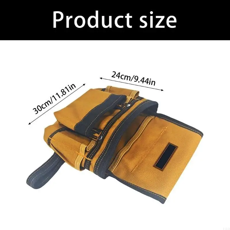 2025 حقيبة أدوات الخصر الجديدة كهربائي قابل للتعديل حزام تخزين الأجهزة حمل الحقيبة #6