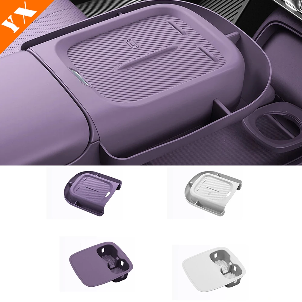 

2025 2026 For Leapmotor B10 accessories Original Color Silicone Pad,Central Wireless Charging Pad,Water Cup Pad,Water Cup Cover