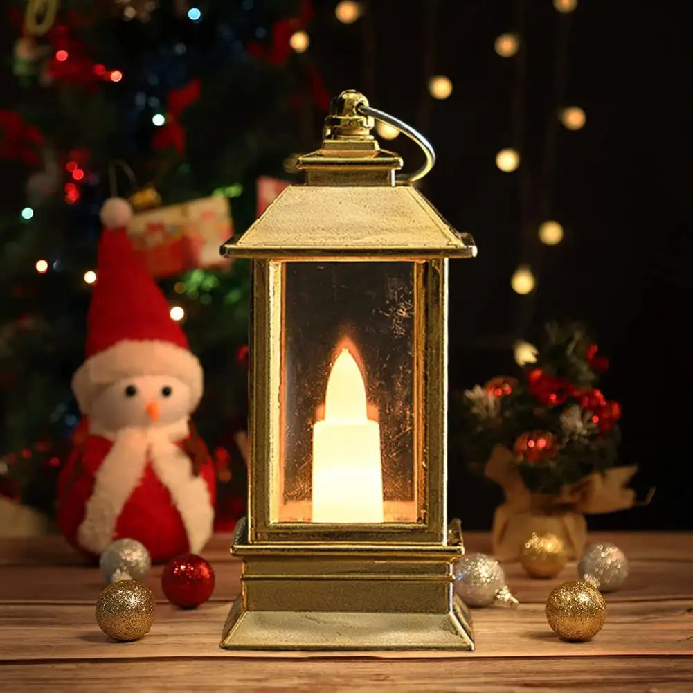 Bedside Lamp Beautiful Festival Prop Lantern Decoration Xmas Mini LED Lantern Table Centerpiece Ornament for Household