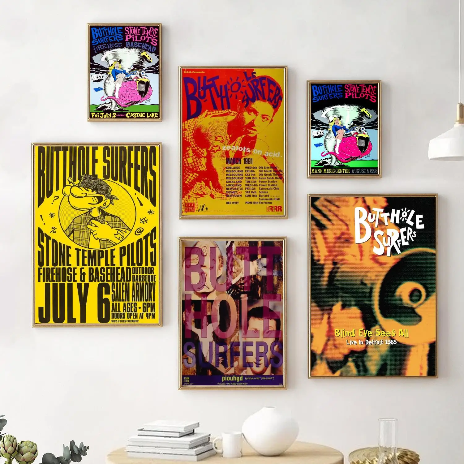 butthole surfers Poster Decorative Painting Canvas Poster Wall Art Living Room Posters Bedroom Painting