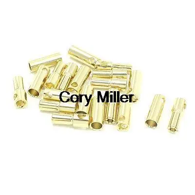 لهجة ذهبية 5.5 ملم قطر أنثى ذكر موصلات الموز #1