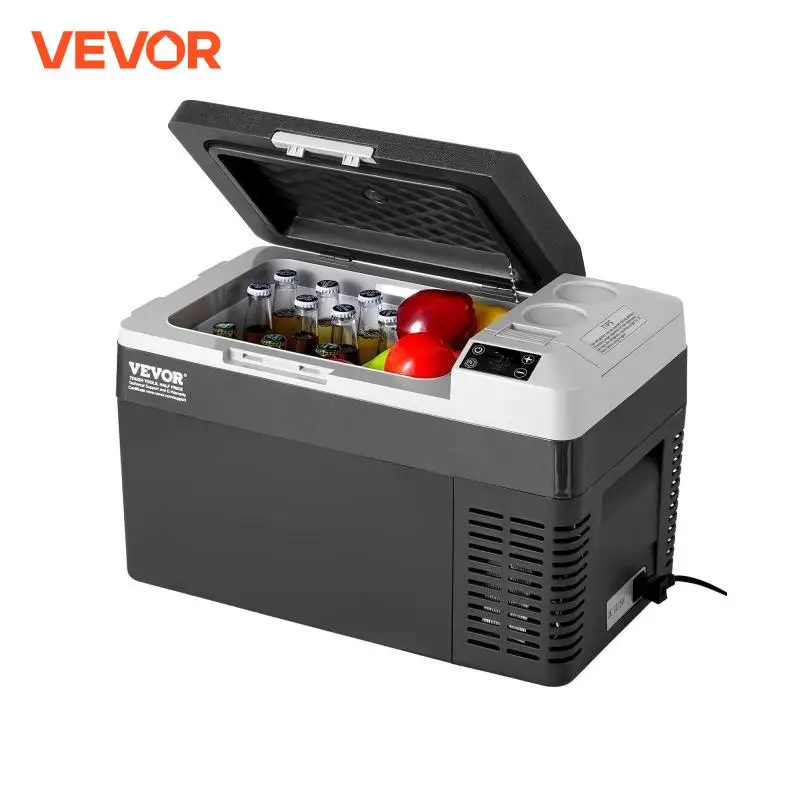 VEVOR Portable Car Refrigerator 12 Volt Car Refrigerator Fridge Single Zone Portable Freezer Adjustable Temperature Car Cooler