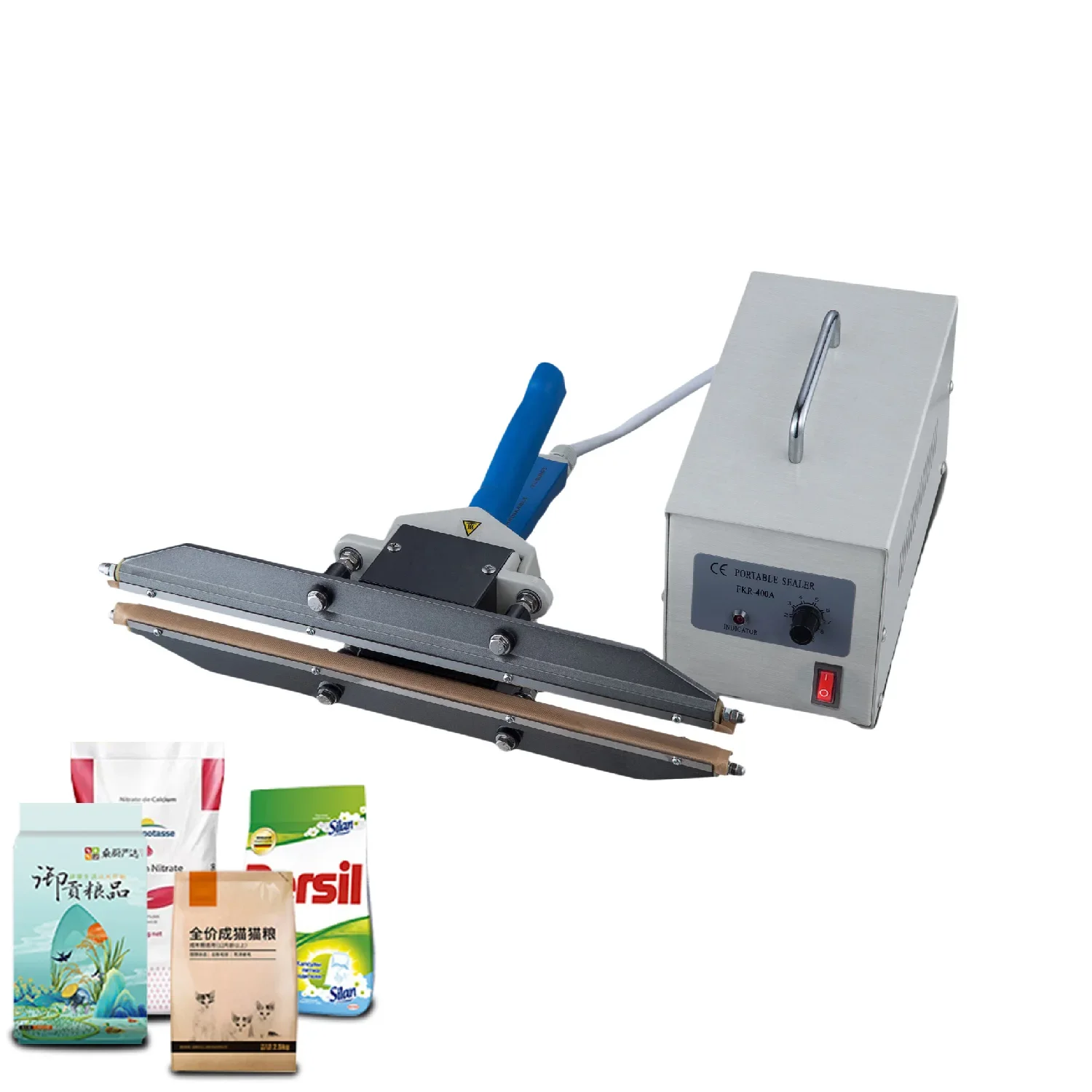 FKR A impulse heat portable sealer for skin films in PP,PE,PVC hand operated packing wrapping machine sealing packer