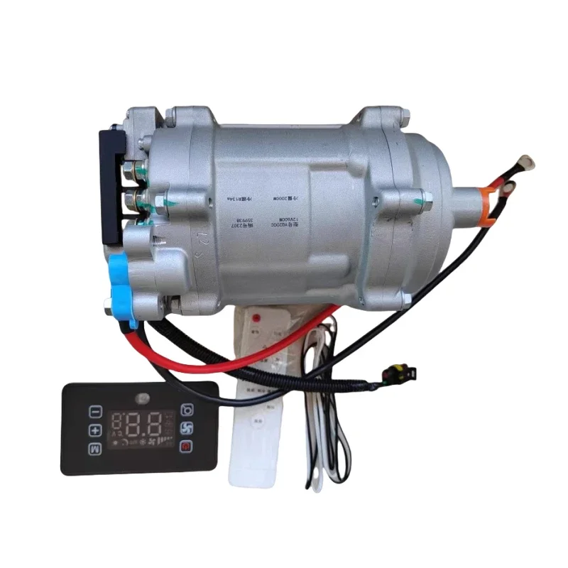 Truck Truck RV Retrofit Parallel General 12/24v Parking Air Conditioning Electric Compressor with Electronic Control