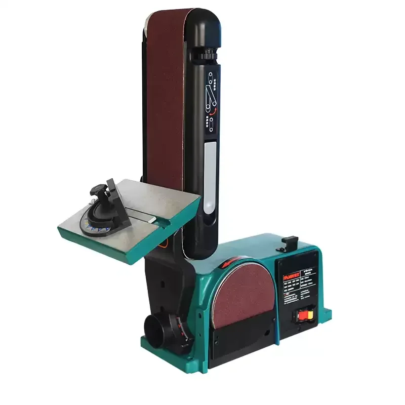 #Disc Belt Sander For Home Workshop Mini Combination Sander Polisher Machine Variable Speed For Woodworking Metal Sharpening