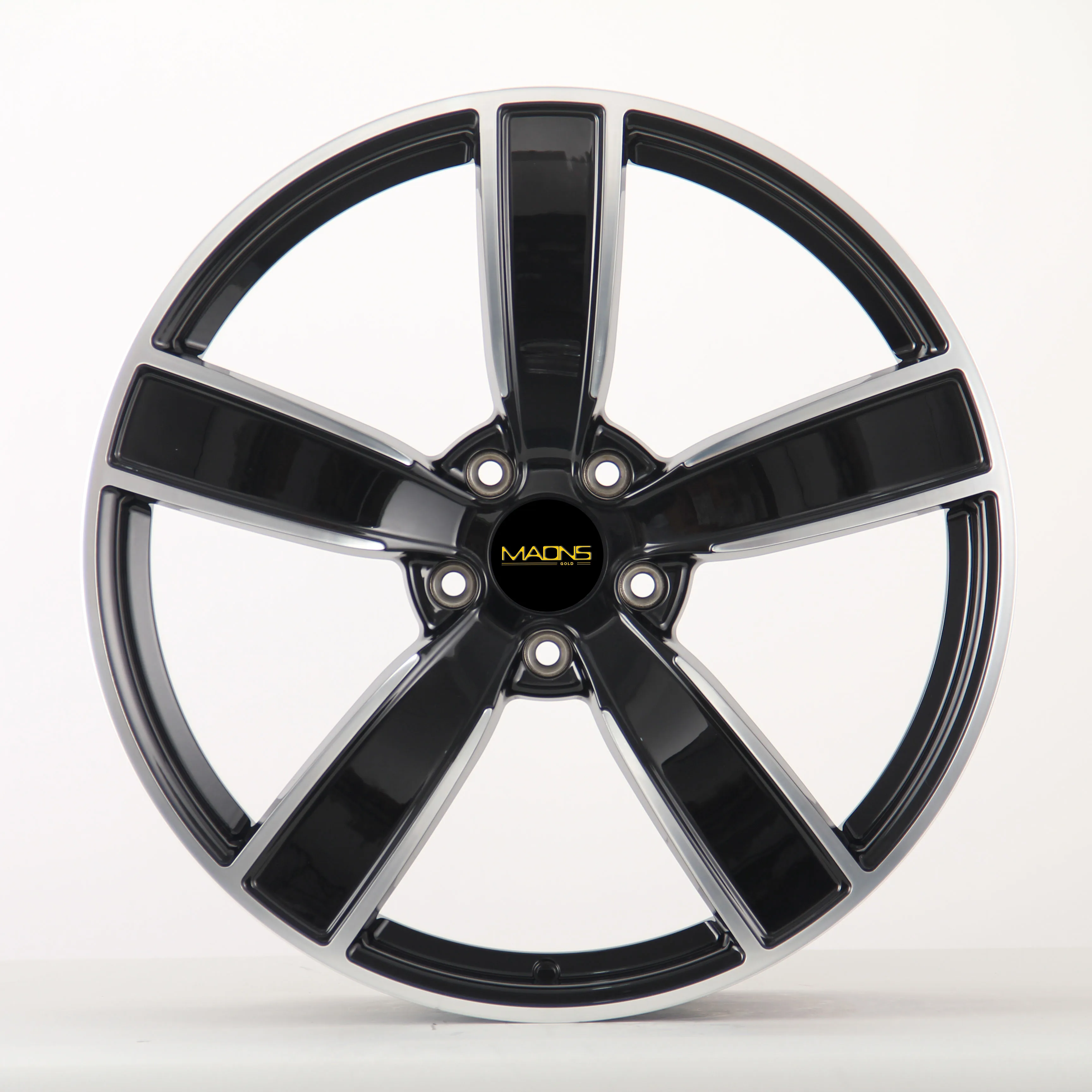 Wheelshome F9902 Five Spokes Forged Aluminum Alloy Wheels 22 Inch New Machine Face Finish High Quality Rim For Porsche Cayenne