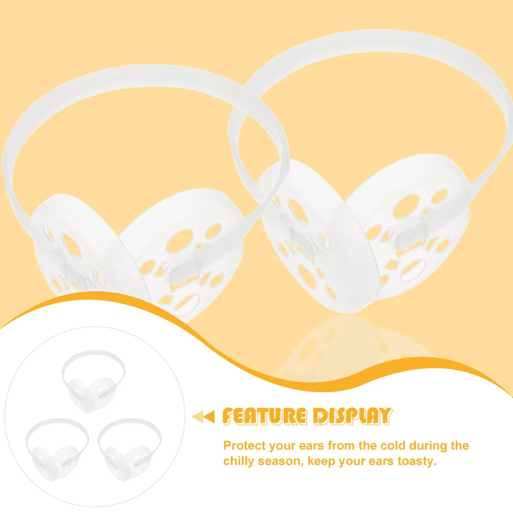 Earmuff DIY Frame Rack Plastic Supplies Holder Ear Muff Craft Project Protective Earmuffs Warm Winter Accessories