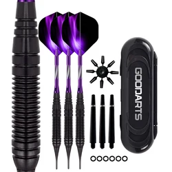Darts Game Professional Soft Tip Darts Indoor Leisure Entertainment Noble Purple Aurora Series 3pcs Per Set