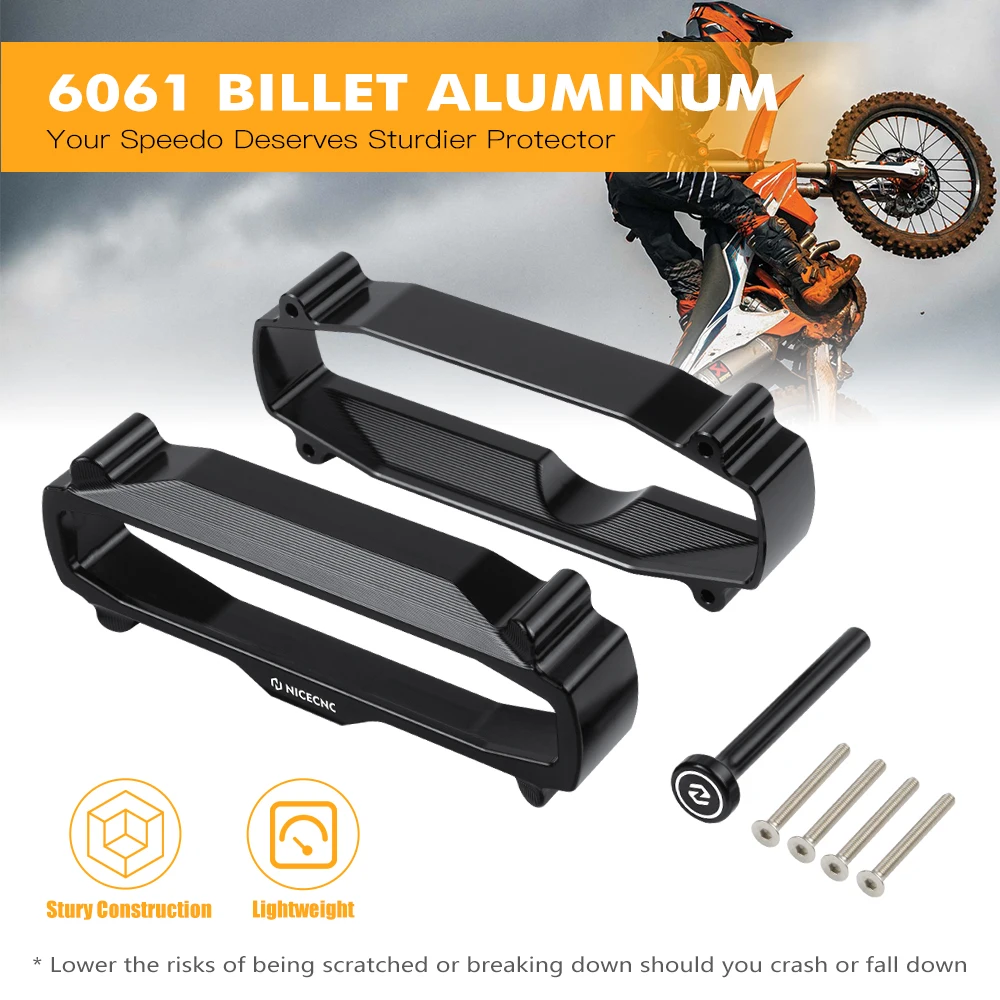 NICECNC لـ KTM EXC 300 EXC 250 EXCF 350 EXC 450 XCW 300 XCFW 250 350 500 TPI ستة أيام 2015-2022 سبيدو عداد المسافات معدات الحماية #2