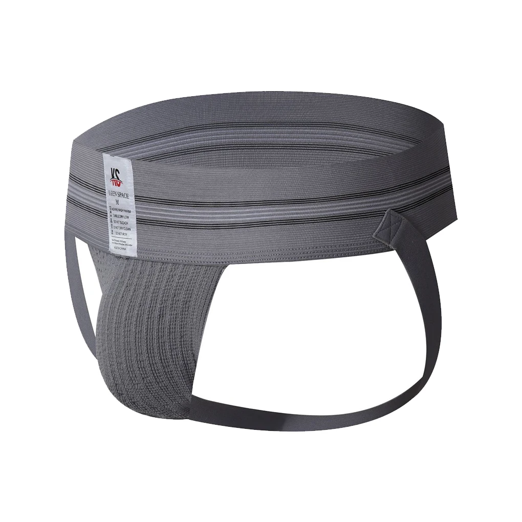 

Sexy Men Underwear Breathable Thongs Pouch Soft Underpants Black M