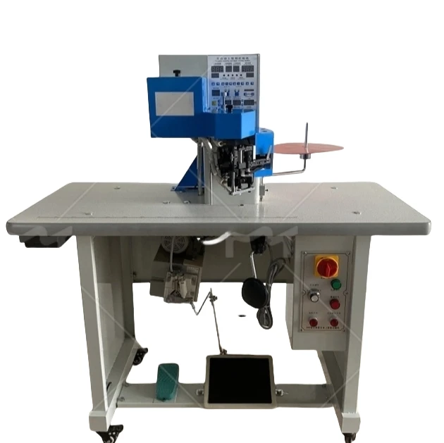 Microcomputer-Controlled Semi-Automatic Leather Bag Zipper Machine Zipper Sealing Equipment for Leather Production