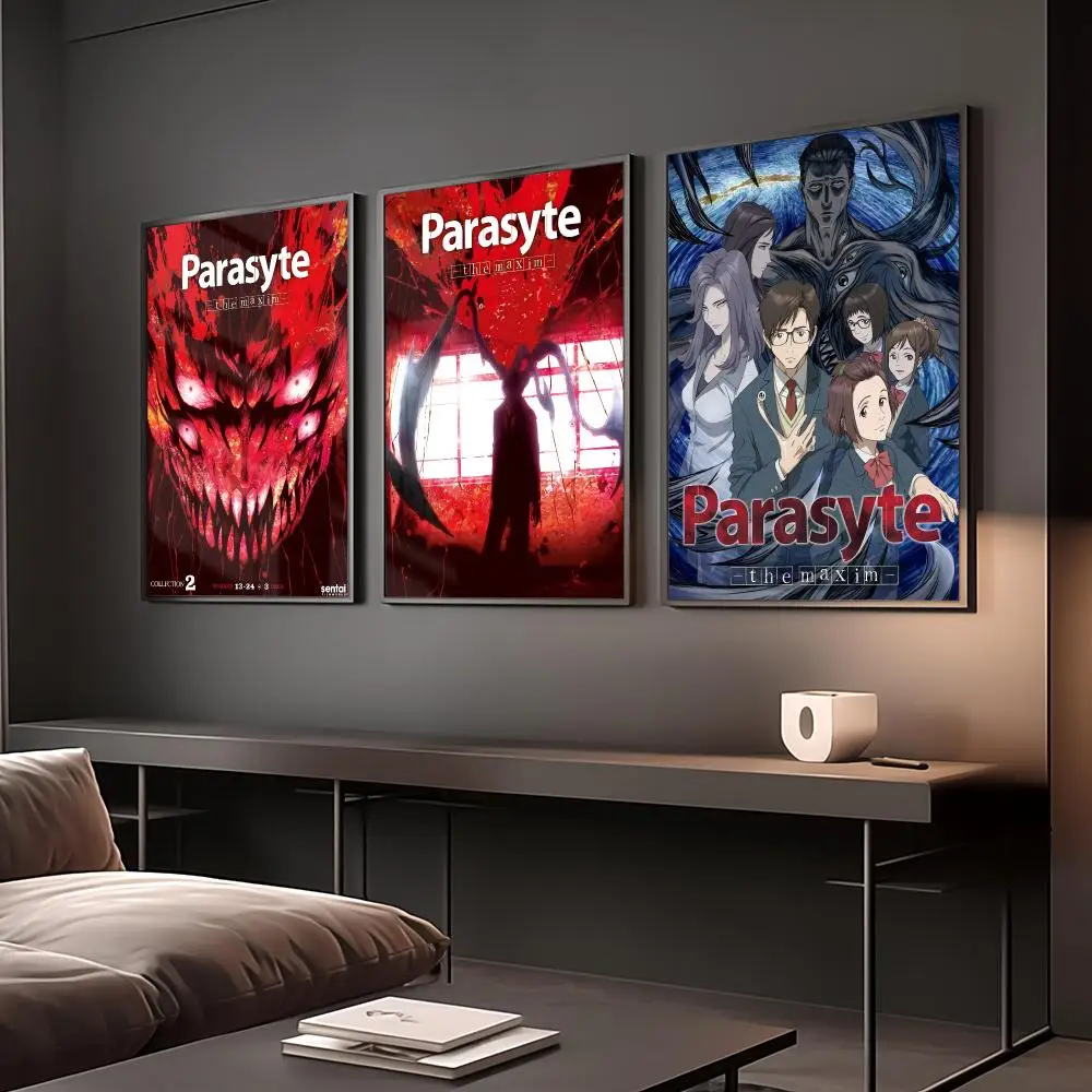 Anime P-Parasite: The Maxim Poster Reteo Wall Art Aesthetic Room Decor Print Living Room Bedroom Home Decoration