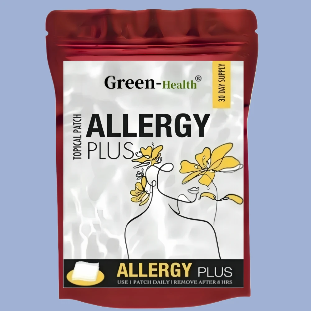 Allergy Plus Transdermal Patches 30 Day Supply Natural Health Supplement For Allergies Skin Patch Therapy