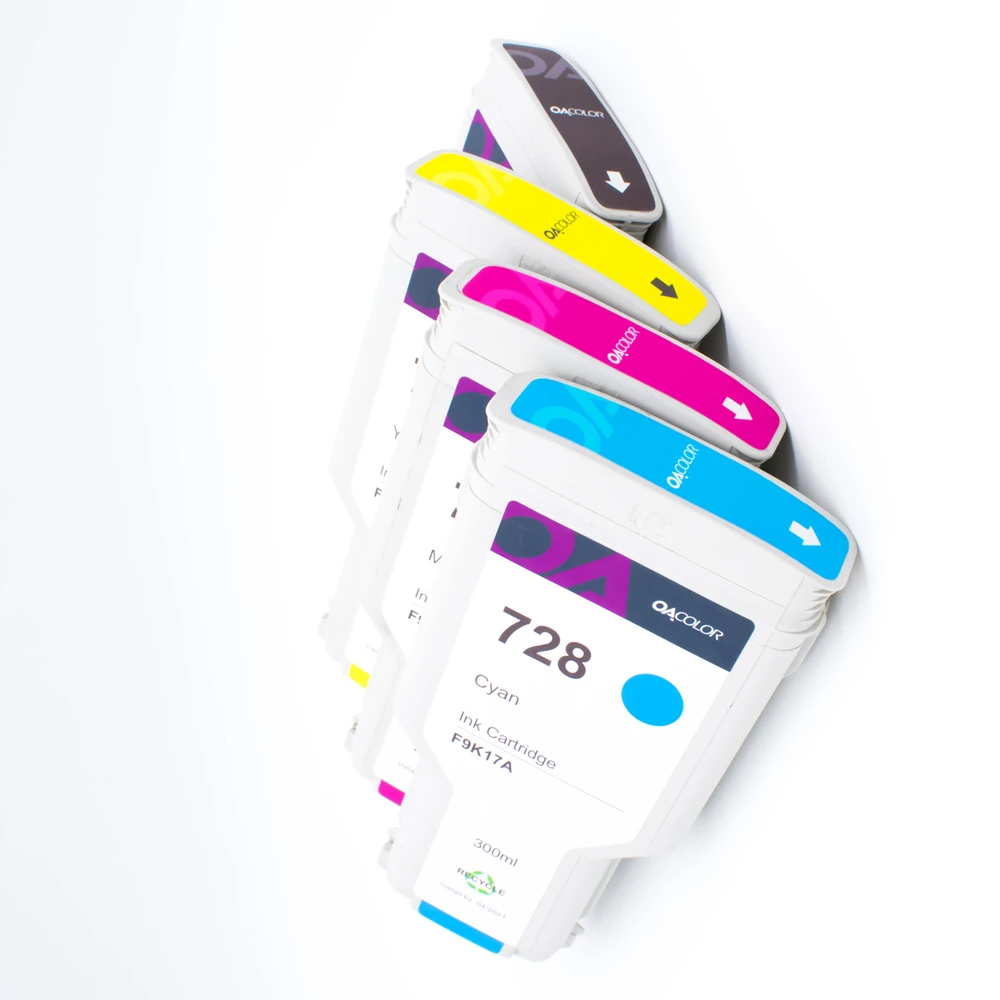 

[1x HP728 Inkjet] Оригинальный восстановленный картридж емкостью 300 мл, доступен для HP Designjet T730 T830