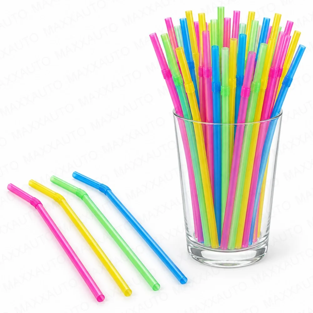 100-3000 Stück Trinkhalme, biologisch abbaubar, wiederverwendbar, für Smoothies, Geburtstage, Hochzeiten, Partys, Küche, mehrfarbige Trinkhalme, Dropshipping. – Detail 7