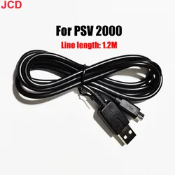 JCD 1pcs USB Transfer Data Sync Charger Cable Charging Cord For  psv2000 Psvita PS Vita PSV 2000 1.2M Slim Power Adapter Line