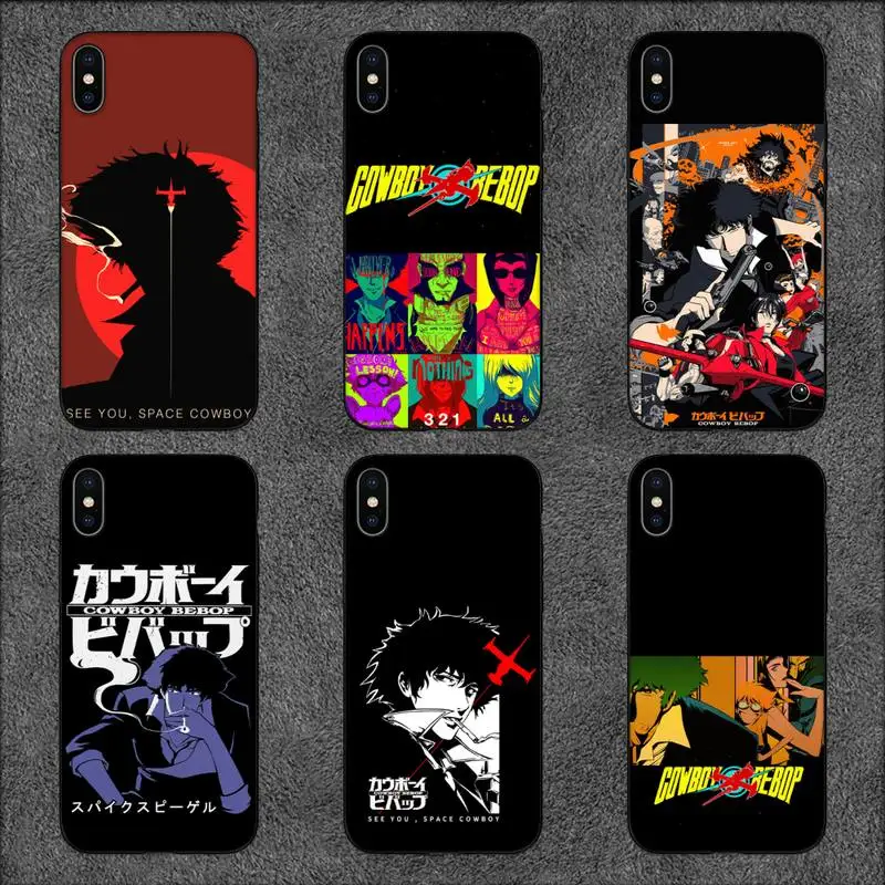 Anime Cowboy Bebop Spike Phone Case For iPhone 11 12 Mini 13 14 Pro XS Max X 8 7 6s Plus 5 SE XR Shell