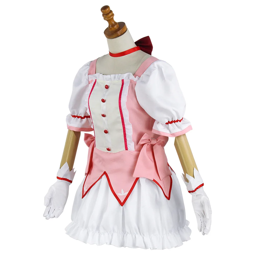 Cosplay Anime Kaname Madoka Cosplay Costume Magica Kaname Dress Wig Kaname Madoka Outfits for Comic Con