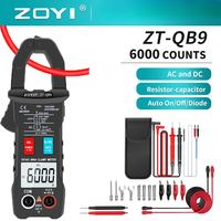 ZOYI ZT-QB9 Digital Clamp Meter DC/AC Current 6000 Counts Multimeter Ammeter Voltage Tester Car Amp Hz Capacitance NCV Ohm Test