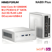 Minisforum NAB9 plus Gaming Mini PC Intel Core i9-12900HK 14-Core Oculink USB4 2x2.5G RJ45 WiFi6E Windows 11 Desktop Computer