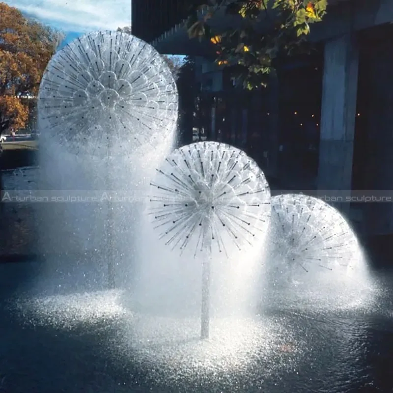 Deposit Price High Quality Stainless Steel Dandelion Pond Fountain Wholesale Fountain Nozzle
