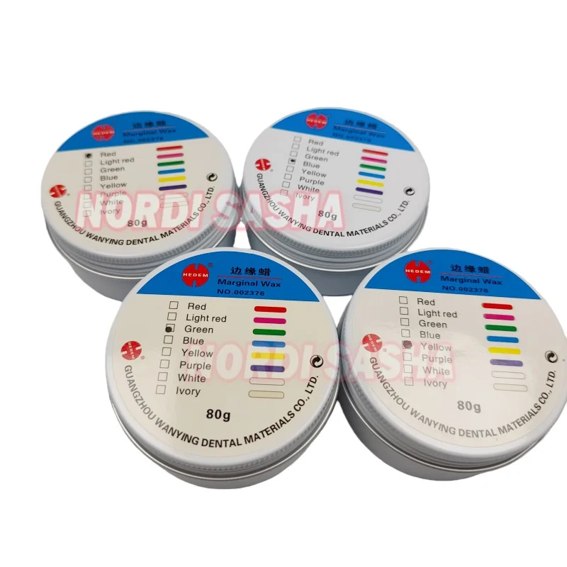 80g Marginal Wax Dental Lab Material Pattern Former Wax Casting For Internal Crown Inlay Cervical Edge Adsorption Denture Edge