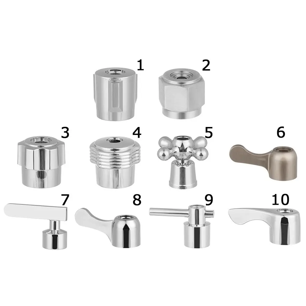 Accesorios de baño, válvula de apertura rápida, manija de interruptor de grifo, caño pequeño, manija de grifo, manija de lavabo, válvula triangular, 1 Uds.