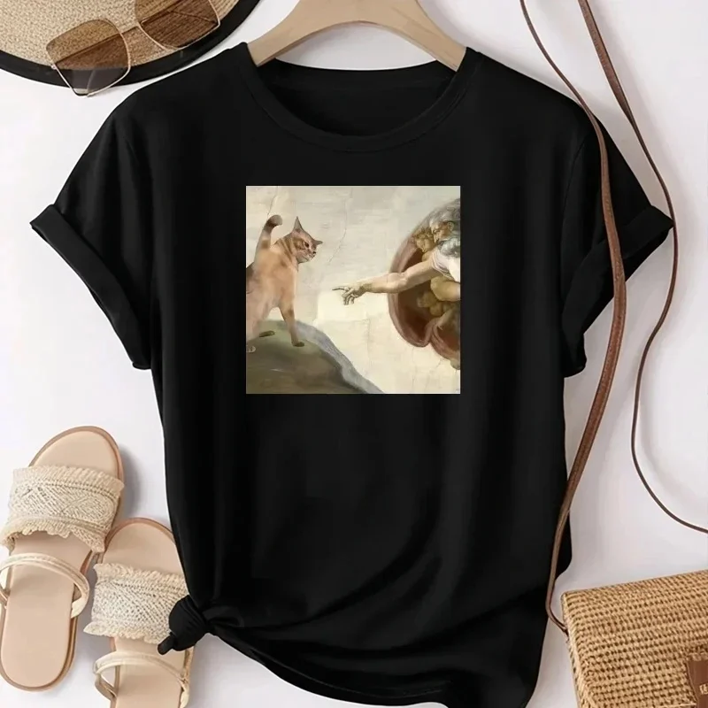 2026 Summer's Latest Trendy Pure Cotton T-shirt - Breathable, Comfortable, Loose-Fitting, Fashionable, Trendy, Couple's Wear.