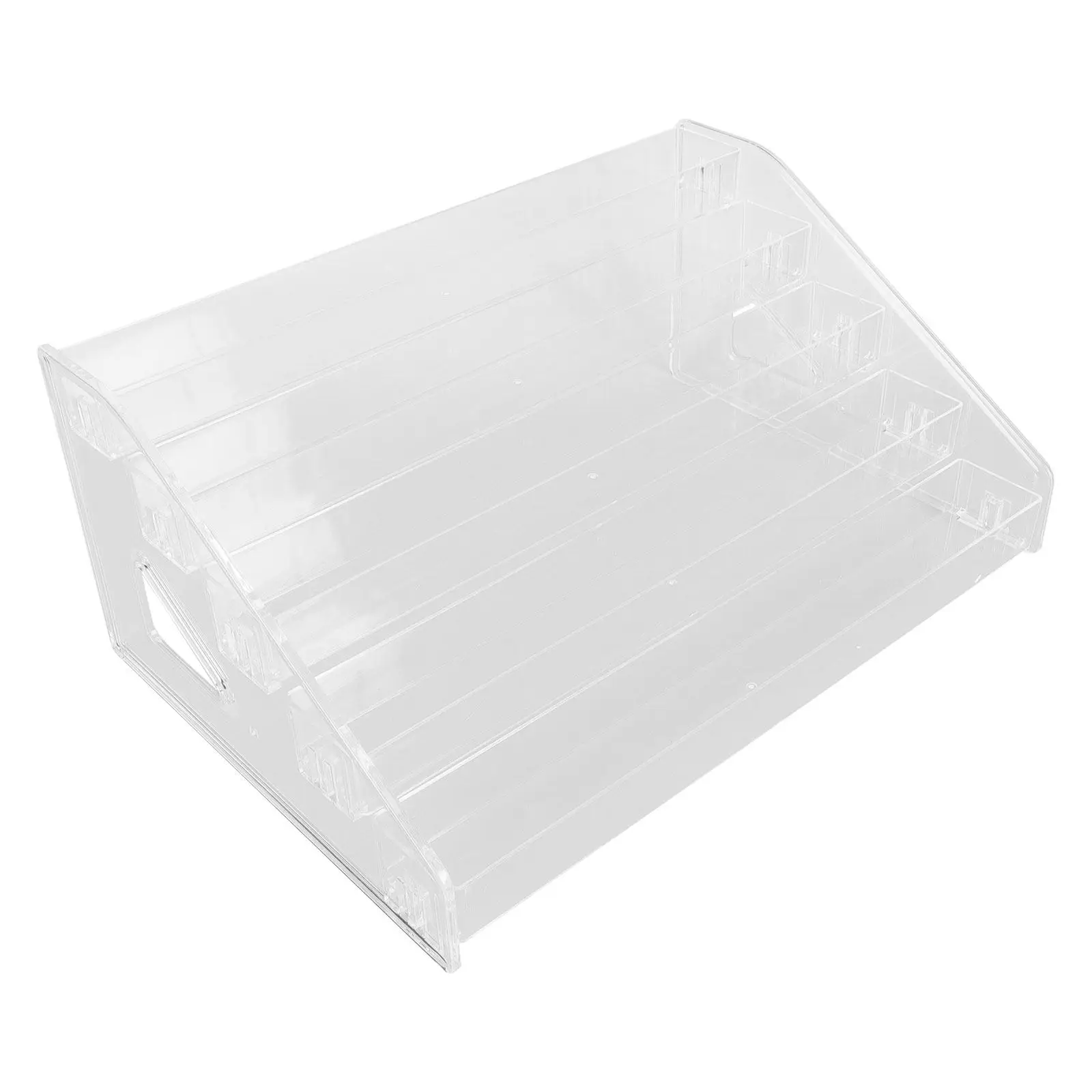 

1Pcs Transparent Nail Polish Organizer Acrylic Storage Rack Large Capacity Desktop Display Stand for Manicure Tools Lipstick