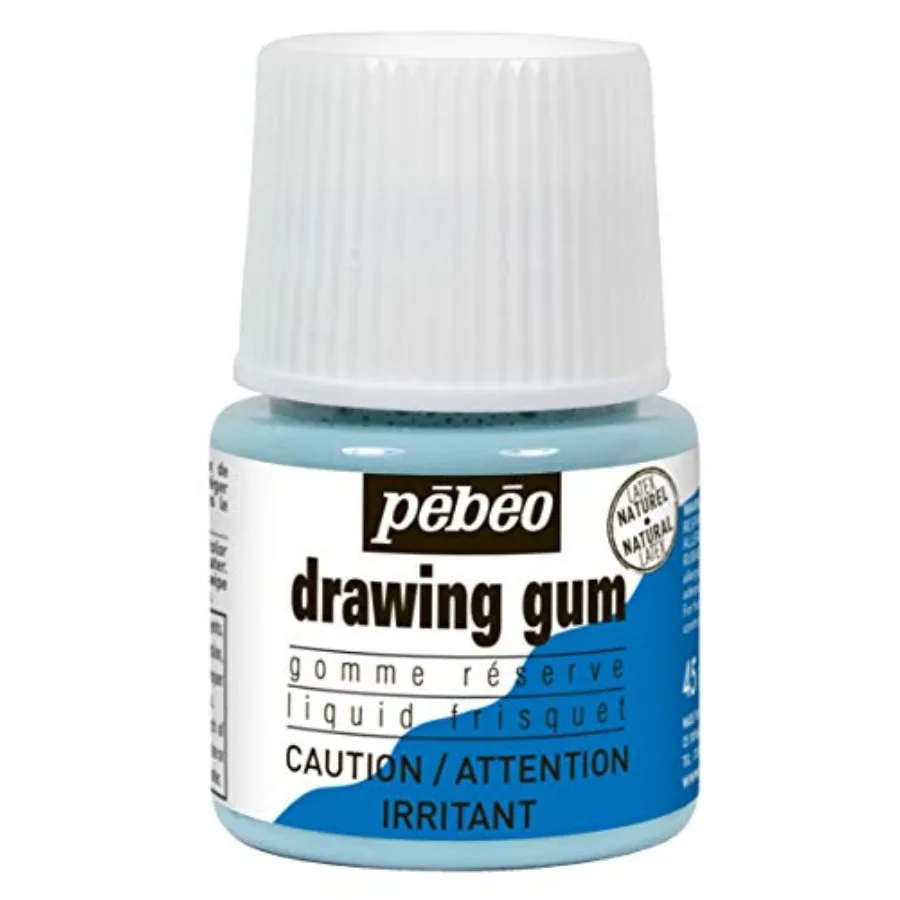 

Easy Peel Liquid Latex Masking Fluid - Drawing Gum - Dries Quickly - For Ink - Watercolor - Gouache Painting and Illustration -
