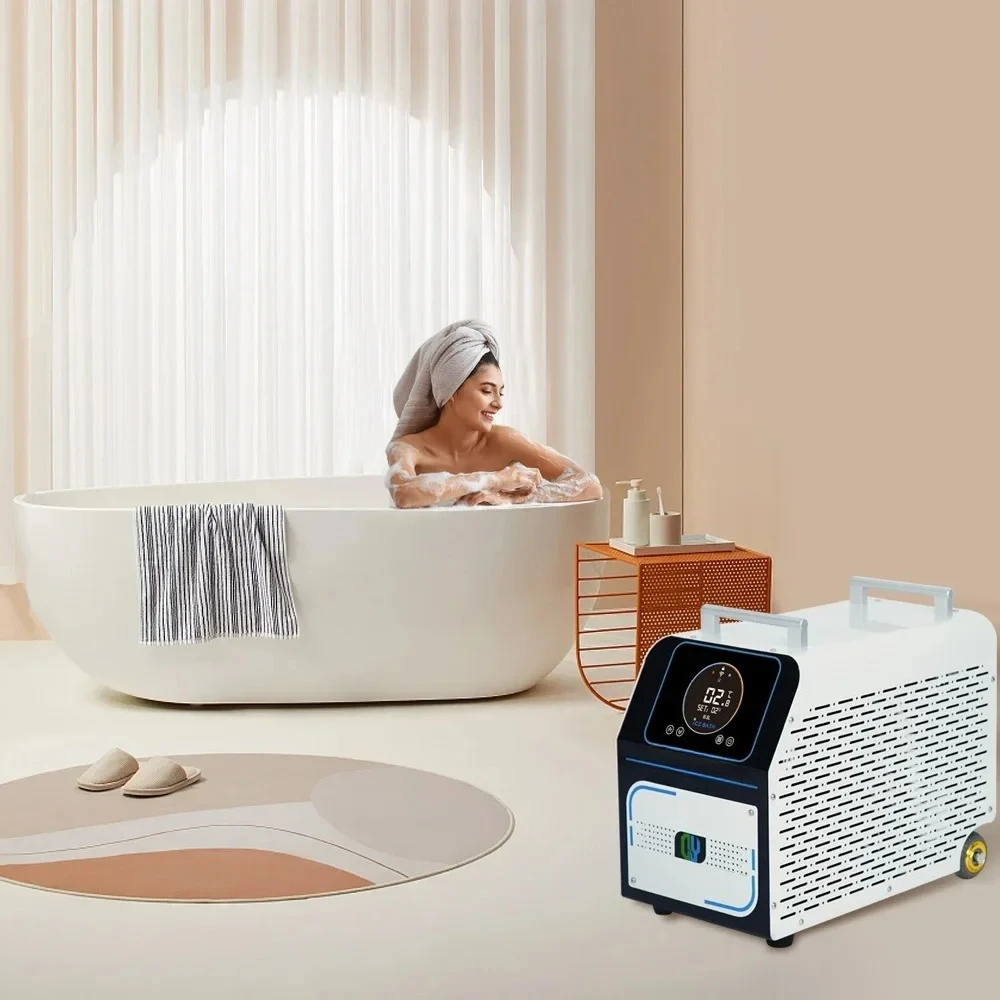 Outdoor Portable Waterproof Ice Bath Chiller Machine Cold Plunge with Water Chiller
