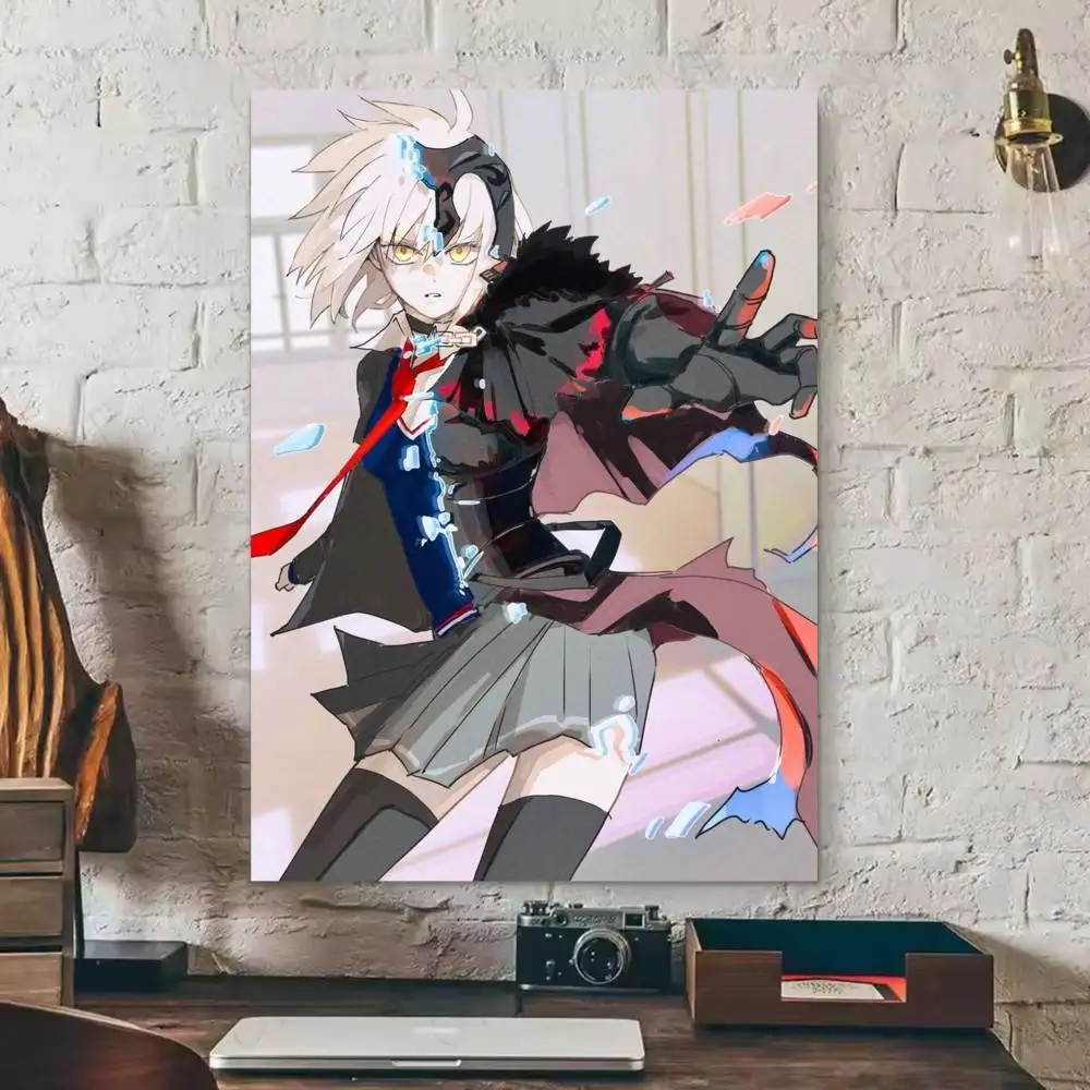 Jeanne d Arc Alter Fate  Anime Character Poster HD Print Wall Art Home Decor