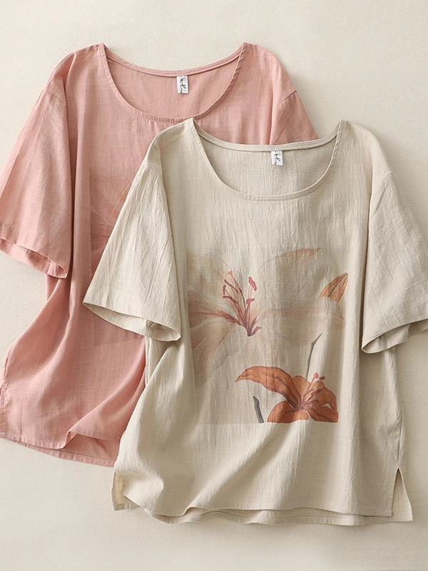 Lässiges, vielseitiges, rundes, schlankmachendes Sommer-Neues Sle f Sve-Damenoberteil aus reiner Seide von Ne ort Sve