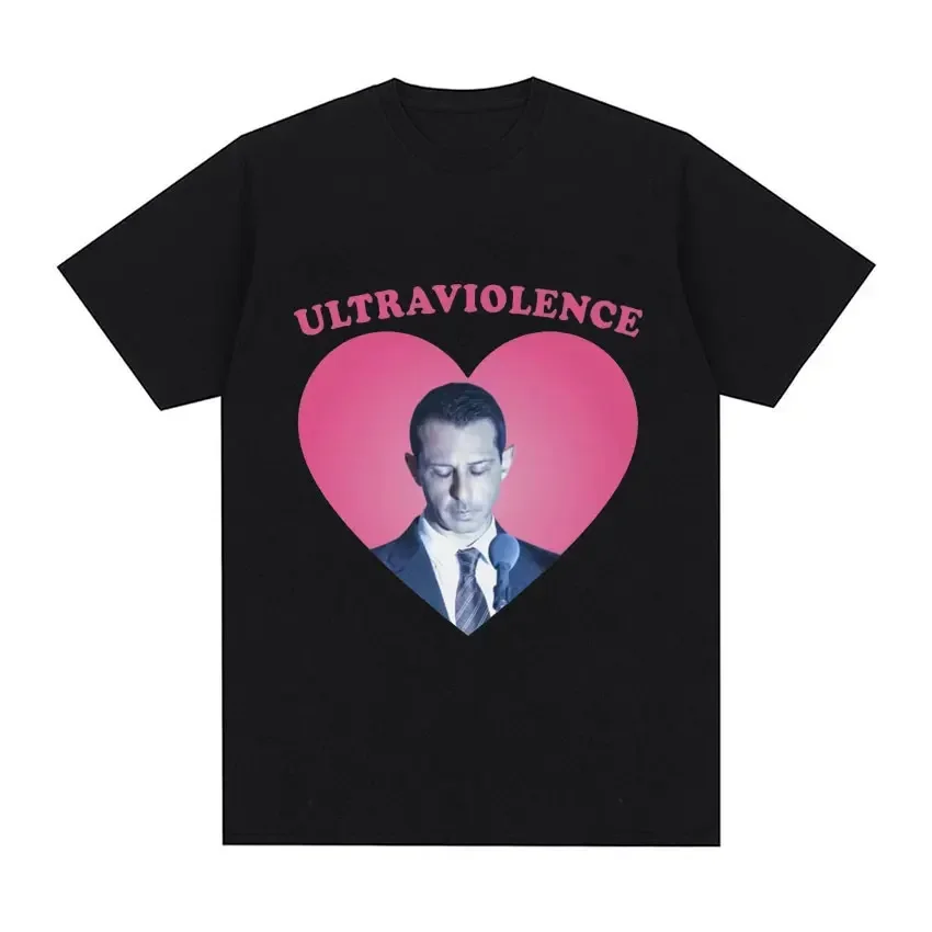 Men Fashion Aesthetic Clothing T-shirt Oversized Cotton T Shirts  Succession Kendall Roy UltraViolence Graphic T Shirt