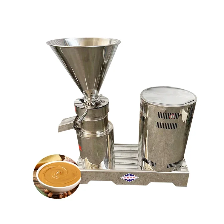 Hot sale sesame seeds grinding 100 kg/h small scale colloid mill mini nuts peanut butter grinding machine for home on sale