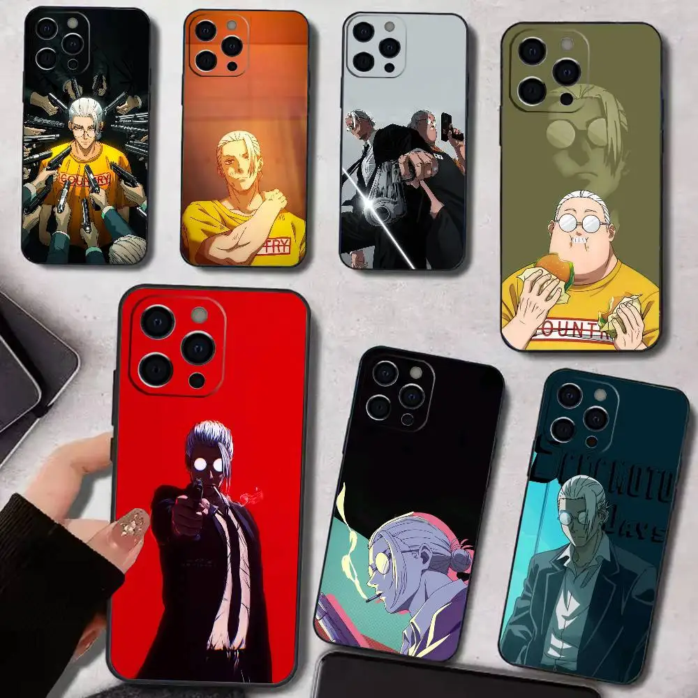 

S-Sakamoto D-Days Phone Case For iPhone 17,16,15,14,13,12,11 Plus,Pro Max,XS,Soft Silicone Black Cover