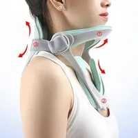 Cervical Collar Neck Brace Posture Corrector Breathing Spine Alignment Traction Device Pain Relief Support for Adults Men Women