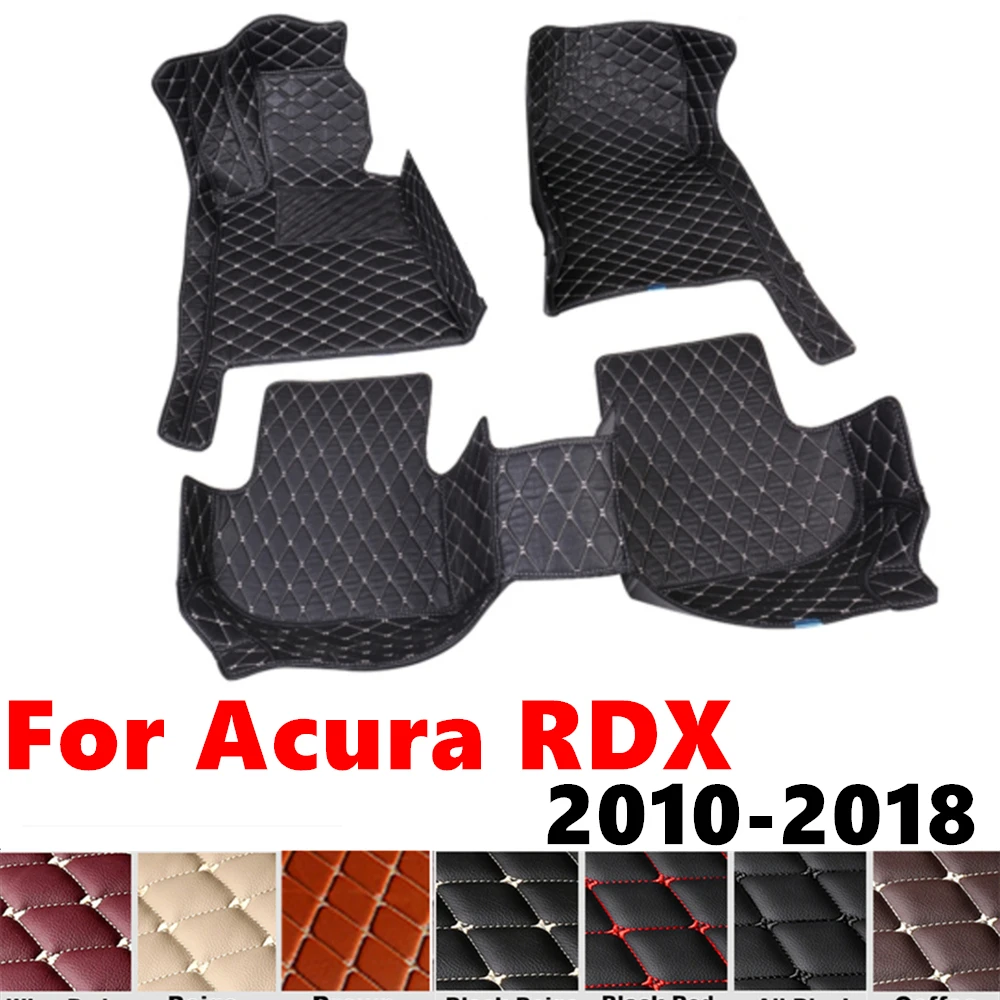 

Автомобильные коврики для Acura RDX 2018 2017-2016, подходят для передних и задних напольных вкладышей, накладки на ножки, коврик, аксессуары для интерьера