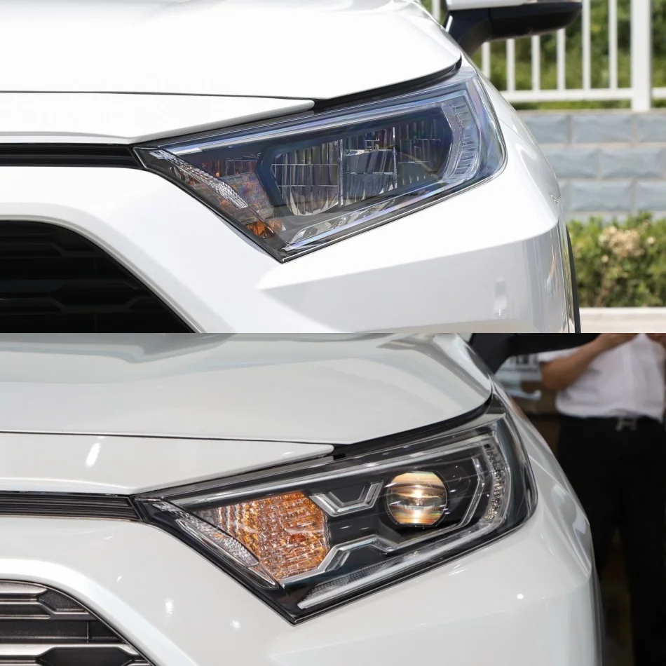 لتويوتا RAV4 أوريس 2019 2020 2021 2022 سيارة كشافات غطاء شفاف عاكس الضوء الجبهة عدسة المصباح الأمامي قذيفة غطاء