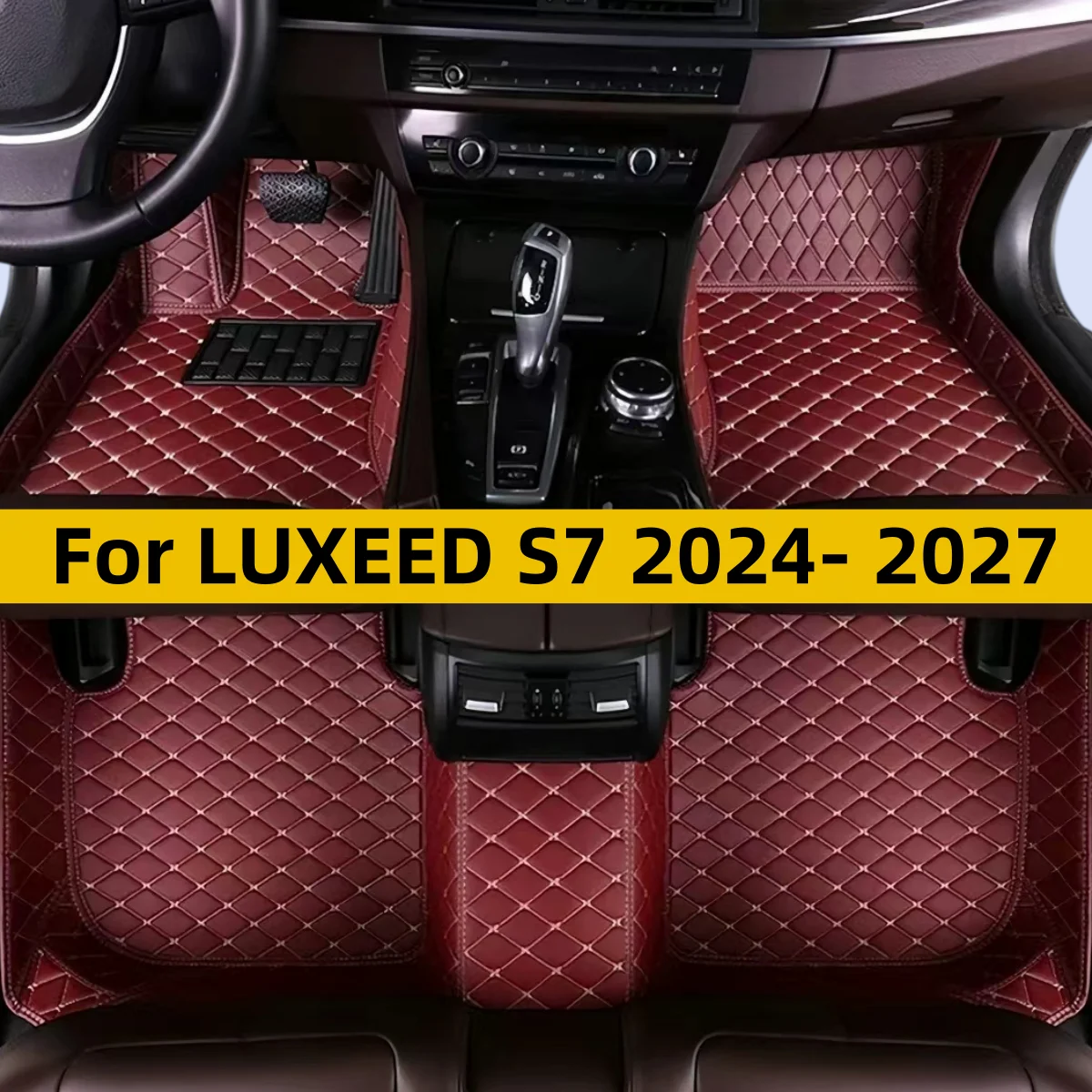 The Full Set Car Floor Mats For LUXEED S7 2024- 2027 Car Waterproof Non-slip Floor Mat NEW Special Car Accessories