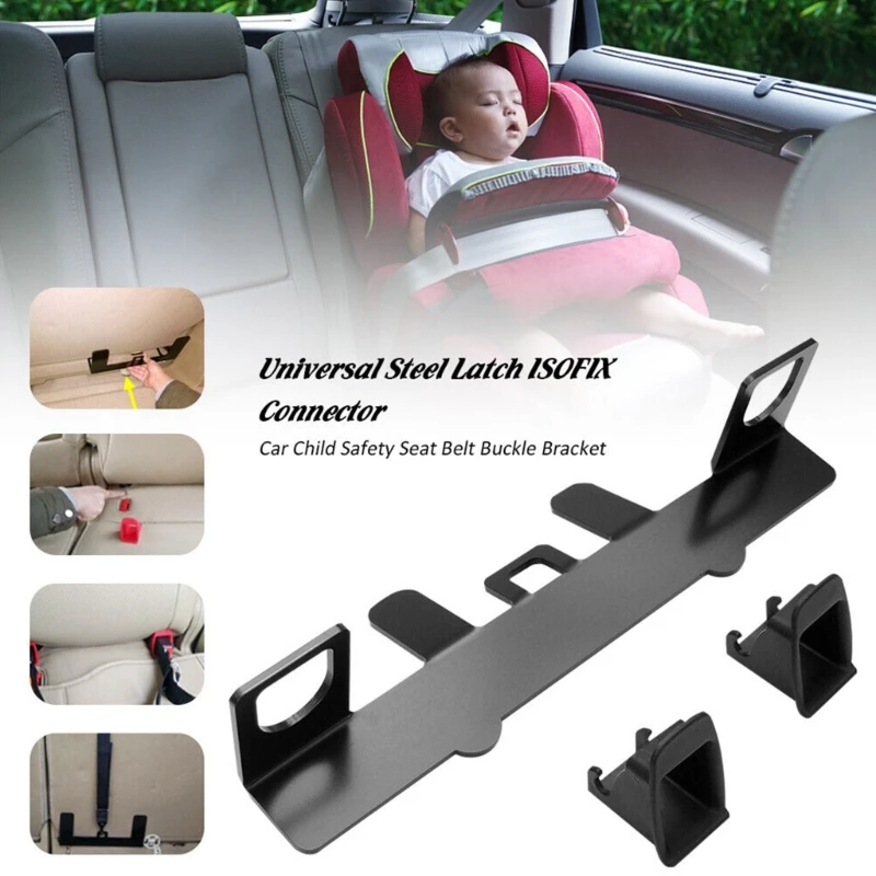 Universal ISOFIX Belt Connector Car Baby Restraint Anchor-Mounting