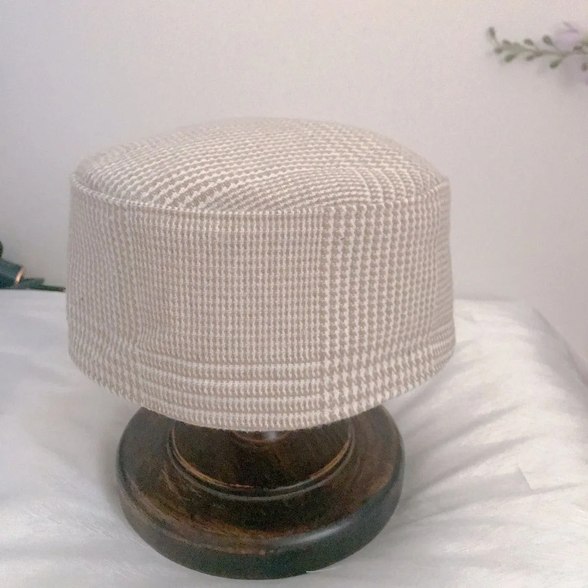 Tampões de algodão muçulmanos para homens Chapéu judeu branco e azul Kippa islâmico Kippa, roupas de oração, produtos fiscais, frete grátis, 03357