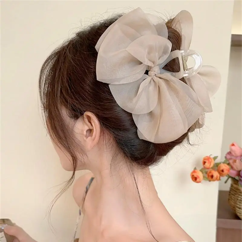 2/4/6PCS Chic Womens Hairpin Craftsmanship Large Bow Hair Clip 2023 Womens Hair Accessories New Product Release Hair Accessories